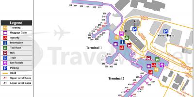 Harta e Dublin aeroport