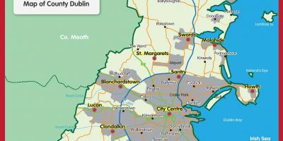 Harta e Dublin qarkut