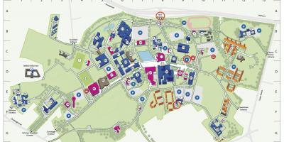 Dublin shkolla e lartë kampus hartë