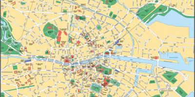 Dublin qendra hartë