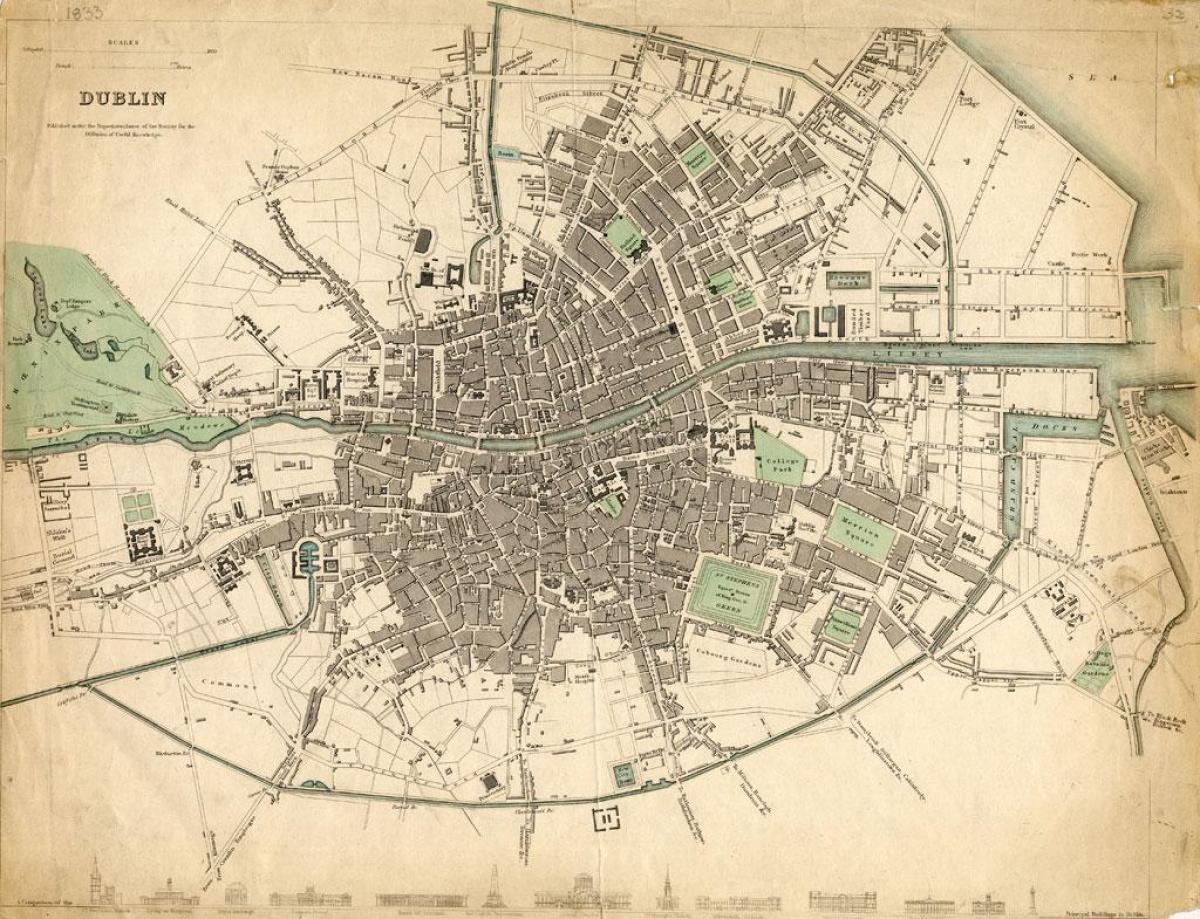 harta e Dublin në 1916